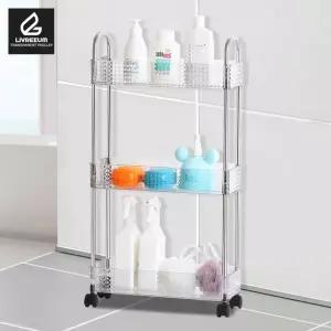 리브리움 투명 슬림트롤리 3단 [WFFLUXC]