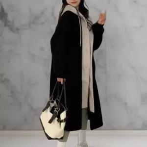 [하프클럽/셀러허브_여성트랜드패션]여성 일상용 루즈핏 퍼 롱코트