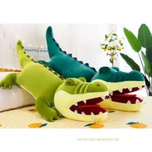 픽바이 벨벳 대형 악어 바디필로우 인형 쿠션