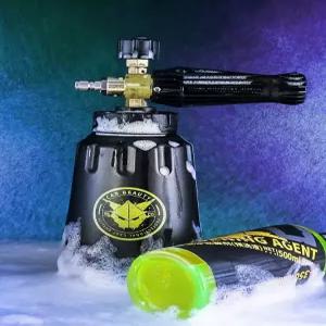 세차 에어폼건 스노우 카샴푸 분사 세차기 세차분무기 스노우폼건 도구 화이트 셀프 연무기