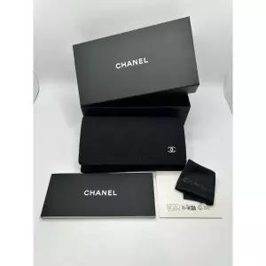 샤넬 오리지널 뉴 블랙 선글라스안경 케이스 소프트 천 페이퍼