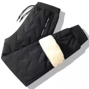 패딩 기모바지 트레이닝복 점퍼 세트 방한 상하 겨울상의 남여공용 ABC0642 2배두툼고급융털