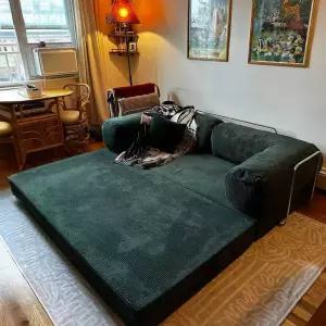 좁은공간 원룸 좌식 소파 압축 접이식 침대형 침대 패브릭 모듈