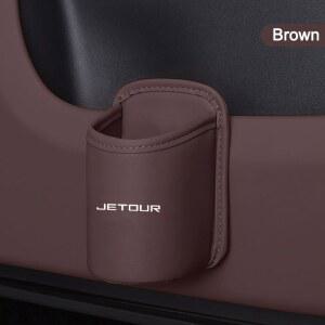 뒷자리컵홀더 제투어 X70 X90 X70S PLUS 대싱 X95 L6 DM 액세서리용 차량용 물컵 거치대 뒷좌석 음료수 홀더 가죽 물컵