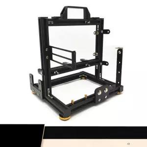 메인보드 컴퓨터 오픈케이스 스탠드 투명 어항케이스 블랙 MATX 판매