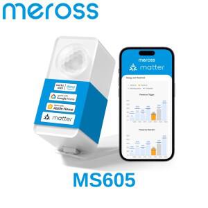 Meross Matter 스마트 프레즌스 센서 스레드 배터리 에디션 MS605 조명 Apple Home, Google 및 Alexa를 지