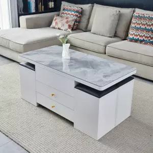 모던 리프트 수납테이블 식탁겸용 다용도 원룸용