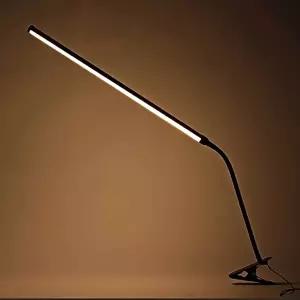 플렉시블 LED 집게 스탠드 블랙 78cm 독서실 터치 (KYR-WFK8PVA)