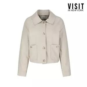 스탠 칼라 블루종 숏재킷(VA2LE71)