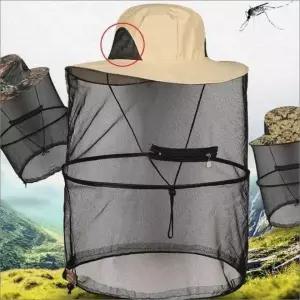 낚시용 자외선 차단 방충 넓은챙 벌초 캠핑 벌레 차단 모자