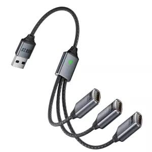 디큐브 USB-C타입 to USB C 3in1 케이블 OTG젠더 분배 케이블