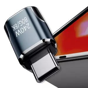 디큐브 240W LED 디스플레이 USB4 USB-C 타입 변환 자석 OTG젠더 (80Gbps · 8K@60Hz · 마그네틱)