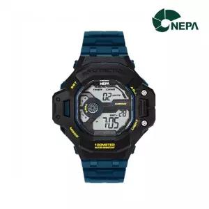 [하프클럽/네파]네파 랩타임 스탑워치 듀얼타임.방수 학생.군인용 레져 스포츠시계 N348_BKBL