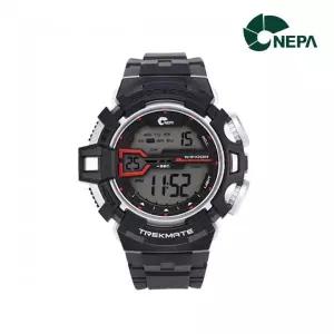 [하프클럽/네파]네파 듀얼타임 스탑워치 방수 학생.군인용 레져 스포츠시계 N324_BK