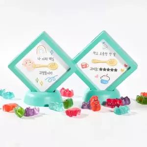 [타이니앤코] 순금 24K 코코 1.875g 금수저 골드바 액자 돌반지