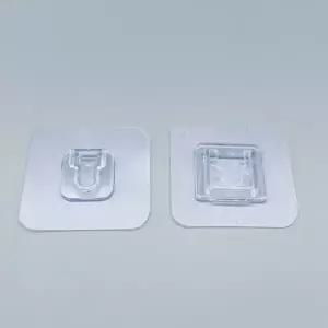 ( )무타공 접착 멀티탭 슬라이딩 거치대 다용도 벽걸이 후크 액자 전선 정리 수납