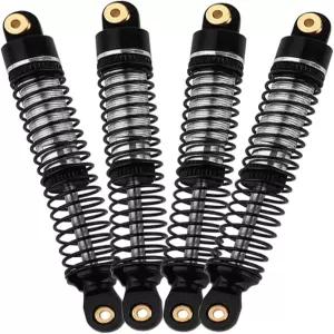 포트예스 4pcs LOSI 미니 LMT 1/18 4X4 브러시드 몬스터 트럭 RTR LOS01026 금속 업그레이드 부품블랙용