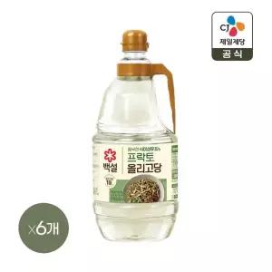 백설 프락토 올리고당 2.45kg x6개