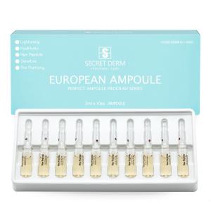 시크릿덤 유러피안 앰플 5mix 펩타이드 알부틴 수분 MTS