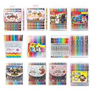 모나미 문교 색연필 싸인펜 컬러링 미술 학용품 채색 준비물 그림 만들기