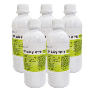 케어 소독용에탄올 250ml 5개 손 피부 알코올 알콜 청소 수술 약국