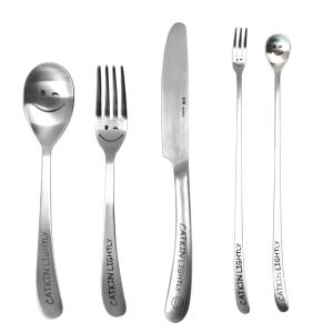 캣킨 양식기 숟가락 포크 나이프 롱스푼 스텐 커트러리