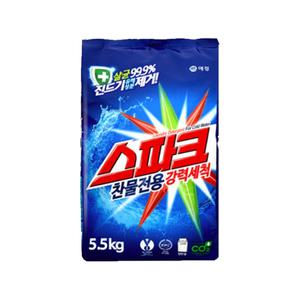 스파크 세탁세제 5.5kg 리필 가루세제
