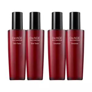 참존 디에이지 레드 에디션 2+2 기초 듀오세트 스킨 로션 120ml 단품 총 4개