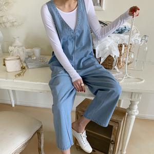 [난닝구] 젠퍼츠 데님점프수트