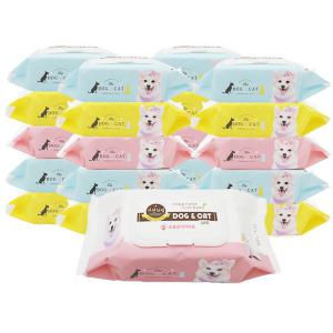 위생대장 도그앤캣 고급 애견물티슈 100매X20개 /캡형/동물의약외품허가/강아지물티슈/강아지바디티슈