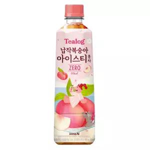 티로그 납작복숭아 아이스티 홍차 500ml x 24개 / 제로음료 제로칼로리