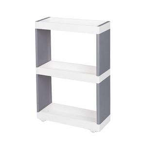 우림 이동식 수납슬림선반 2단 슬림카트