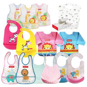 국민 이유식 턱받이 일회용 조끼 긴팔 실리콘 방수 유아 아기 턱받이