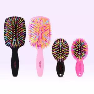 아이캔디 레인보우 볼륨 헤어 킹패들브러쉬 + 미니브러쉬 2종 세트