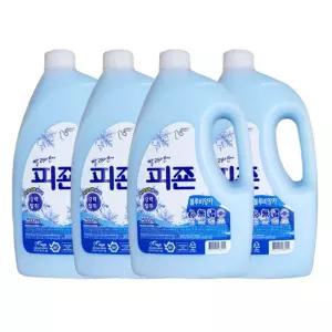 피죤 섬유유연제 블루비앙카 (용기) 2500mlx4개/유연제/섬유/린스/섬유유연재/세탁/액체/빨래/섬유제/세제