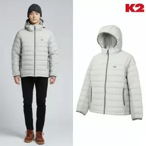 [백화점 출고] K2 패딩 남자 올라 패커블 다운 샤이머 그레이 방풍 후드 초경량 숏 자켓 점퍼