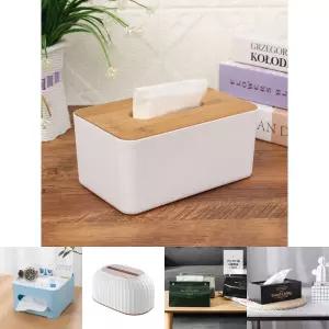 화이트우드 직사각 휴지케이스/휴지/케이스/티슈/커버/곽티슈/각티슈커버/롤/화장지/물티슈/보관함/박스