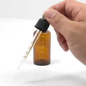 브라운 유리 스포이드 공병 여행용 에센스 세럼 소분용 30ml (WFKBIRL)