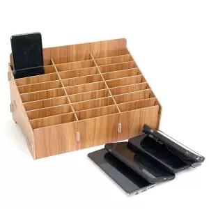 휴대폰 수거 보관함 24구/탕비실/부품/상자/틈새/바구니/다용도/케이스/이동식/서랍/멀티/책상/정리/수납