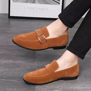 남성 3컬러 빅사이즈 버클 포인트 로퍼 ZG-FM13