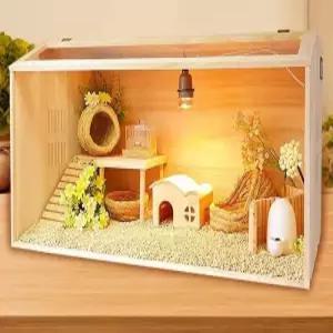 병아리 육추기 미니 새장 사육장 앵무새 키우기 둥지 인큐베이터 케이지