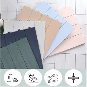 플라스틱데크 타일 원목나무무늬 조립식마루 아파트바닥재 베란다발판