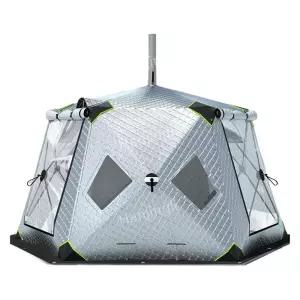 빙상 실버 텐트 1. 4코너 보온 매트 방한 1-2인 팔각 빙어 낚시 대형