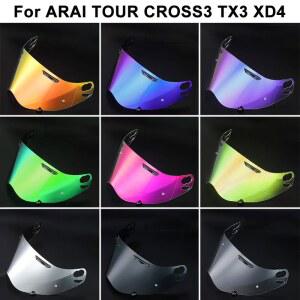 오토바이 바이크 선바이저 썬바이저 선스크린 ARAI TOUR CROSS3 TX3 XD4 헬멧 용 바이저 비전 케이스 앞 유리 모토 부품