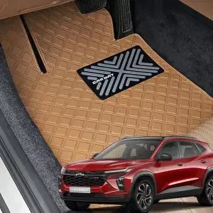 [몬스터클래스]트랙스 크로스오버 스퀘어 바닥매트 1열+2열 가죽 카매트 자동차 발판 용품