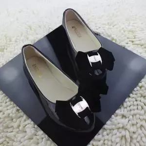 여성 5컬러 에나멜 리본 큐티 단화 플랫 슈즈