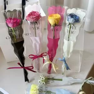 한송이 물결 꽃다발포장지 50매 플로드지