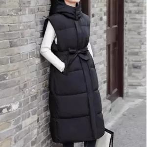 여자 오버핏 3컬러 겨울 아우터 맥시패딩 롱패딩조끼