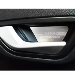 스토닉 전용제품 메탈 컵홀더 도어캐치 카인테리어수납함 정리함 차량 다용도 차량용