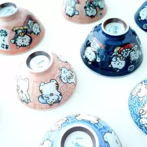 일본 고양이 도자기 밥그릇 국그릇 애완 용 그릇 식기 도기 용기 키친 웨어 반려동물 사료